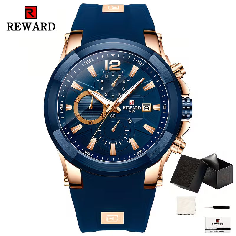 Reward Luxury Men’s Watch – Classic Design, Precision Quartz Movement, Premium Finish