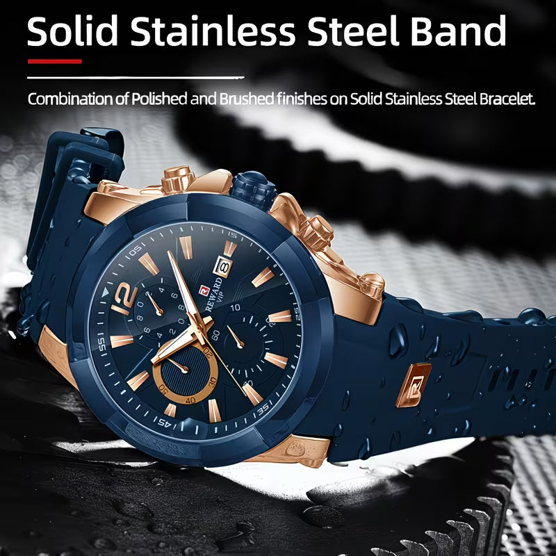 Reward Luxury Men’s Watch – Classic Design, Precision Quartz Movement, Premium Finish
